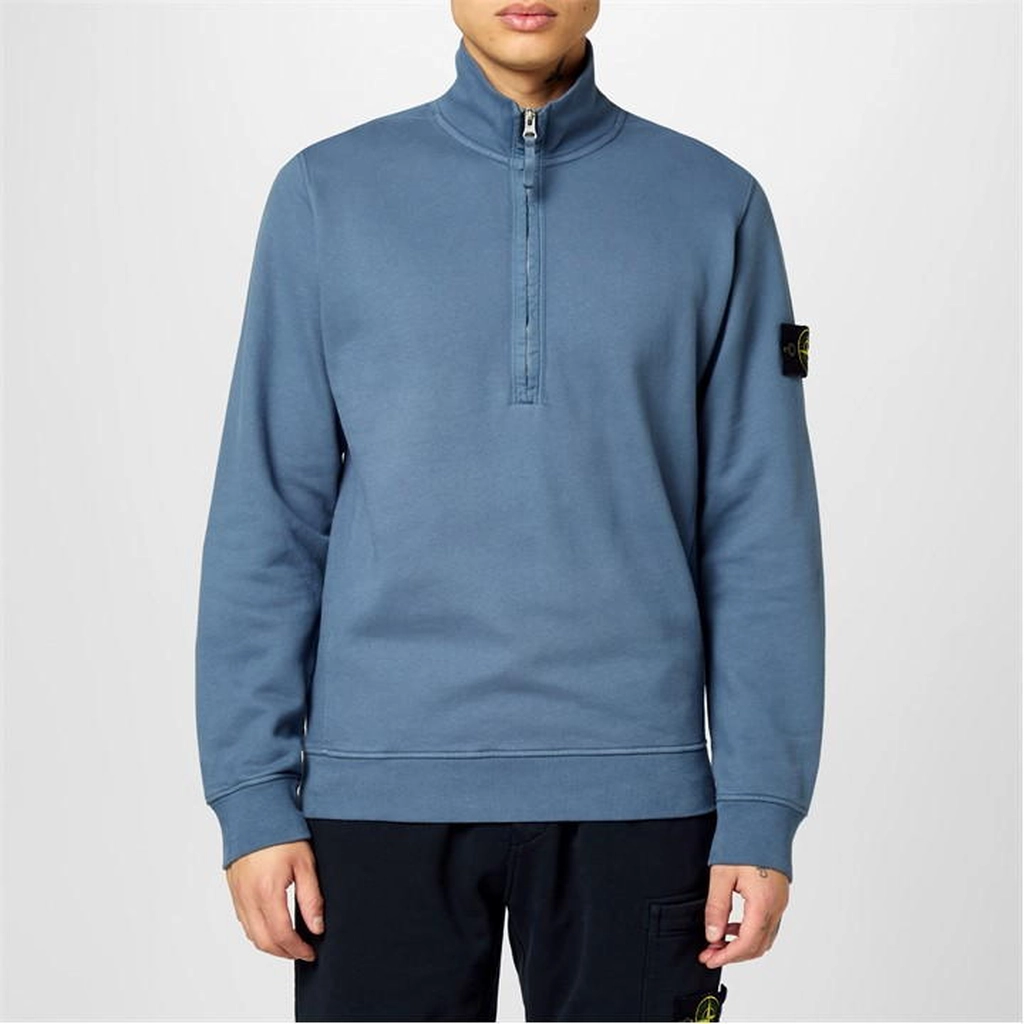 Stone Island Stone Hw Fleece 1/4Z Sn44 - Blue